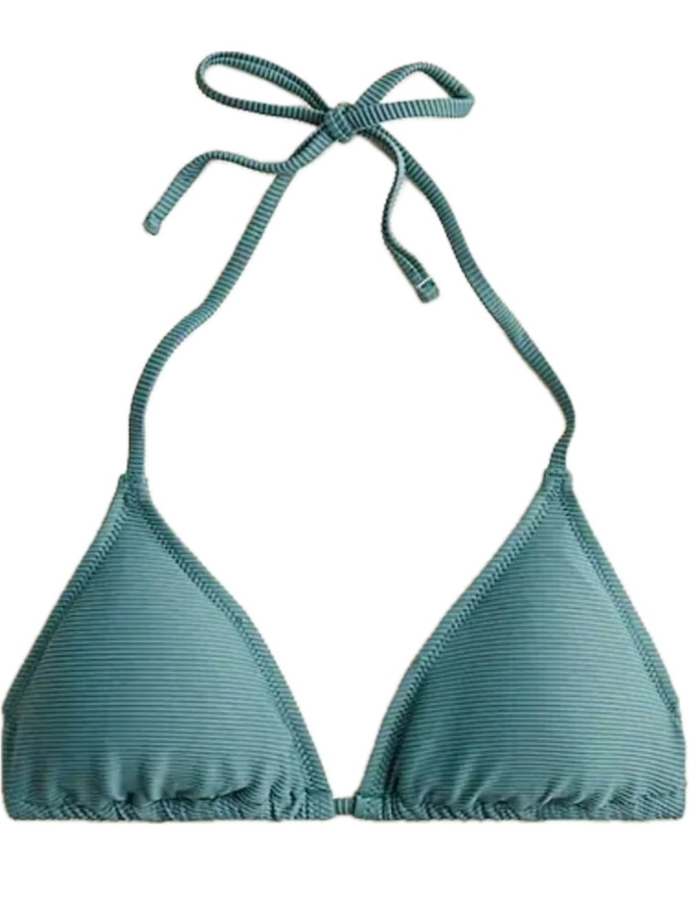 J.Crew Rib String Bikini Top & Ribbed Cheeky String Bikini Bottom Set NWT - Picture 2 of 9